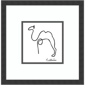 Amanti Art The Camel by Pablo Picasso Wood Framed Wall Art Print