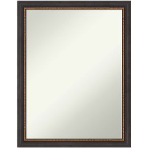 Amanti Art Non-Beveled Rectangle Framed Bathroom Wall Mirror