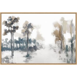 Amanti Art Back Roads Forest And Fields by Jacqueline Ellens Framed Canvas Wall Art Print