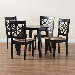 Baxton Studio Thea Modern 5-Piece Dining Set