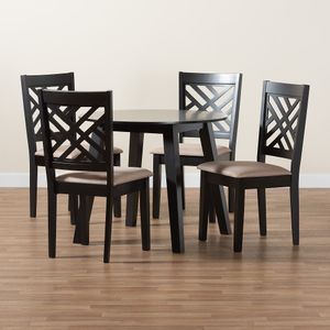 Baxton Studio Ellie Modern 5-Piece Dining Set