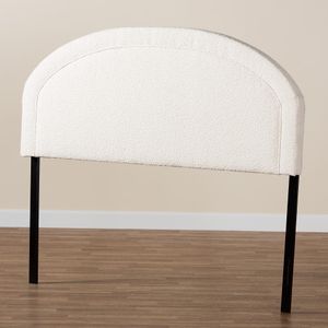 Baxton Studio Fiana Modern Boucle Fabric Queen Size Headboard
