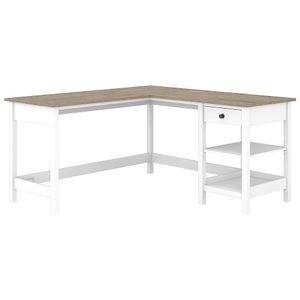 Bush Business Furniture Mayfield 60"W L-Shaped Corner Desk With Storage