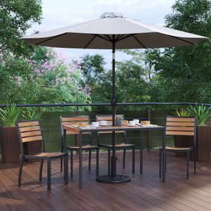 Flash Furniture Lark 7-Piece All-Weather Patio Set