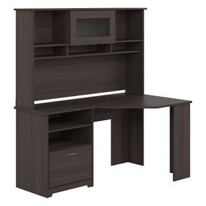 Bush Furniture Cabot 60"W Corner Desk With Hutch