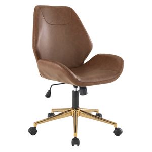 Office Star™ Reseda Ergonomic Faux Leather Mid-Back Office Chair