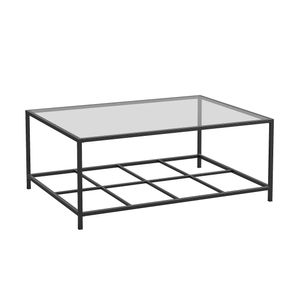 Sauder® Carolina Grove Contemporary Glass And Metal End Table