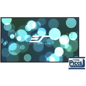 Elite Screens? Aeon - 100-inch 16:9, 4K Home Theater Fixed Frame EDGE FREE? Borderless Projection Projector Screen, AR100WH2"