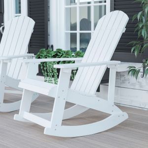 Flash Furniture Savannah All-Weather Adirondack Rocking Chair