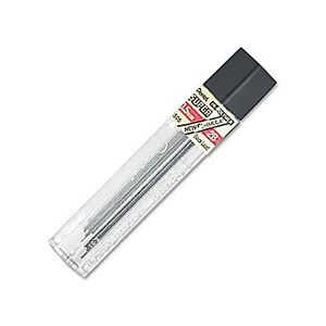 Pentel® Super Hi-Polymer® Leads, 0.5 mm, 2B, Tube Of 12 Leads