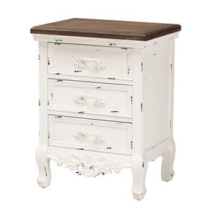Baxton Studio Levron Nightstand