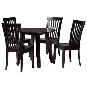Baxton Studio Zala 5-Piece Dining Set