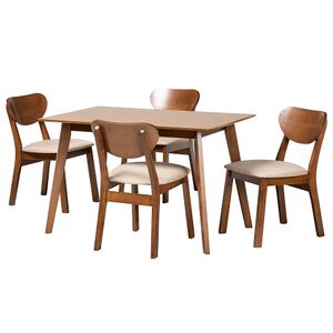 Baxton Studio Damara 5-Piece Dining Set