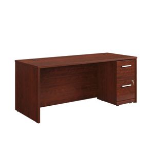Sauder® Affirm Collection Executive Desk With 2-Drawer Mobile Pedestal File