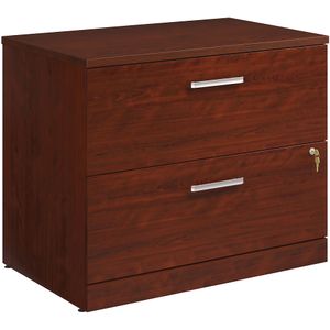 Sauder® Affirm Collection Executive Desk With Two 3-Drawer Mobile Pedestal Files And Lateral File