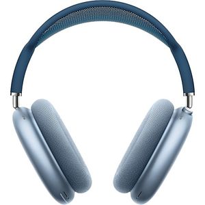 Apple AirPods Max Headset - Stereo - Lightning Connector - Wired/Wireless - Bluetooth - Over-the-head - Binaural - Circumaural - Noise Canceling - Sky