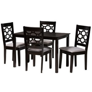 Baxton Studio Henry 5-Piece Dining Set