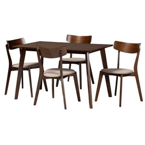 Baxton Studio Nori Dining Set