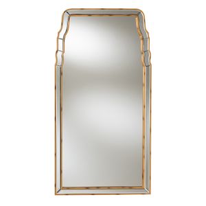 Baxton Studio Queen Anne Art Deco Wall Mirror