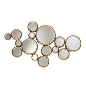 Baxton Studio Modern Bubble Accent Wall Mirror