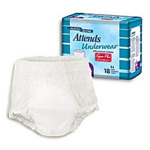 Attends® Underwear™ Super Plus Absorbency With Leakage Barriers (X-Large