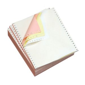 Office Depot® Brand Computer Paper, 3-Part, Clean Edge, Carbonless, 9-1/2" x 11", 15 Lb, Multicolor, Carton Of 1000 Forms
