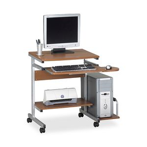 Mayline Eastwinds Portrait PC Cart Desk Workstation 31"H x 36 1/2"W x 19 1/4"D
