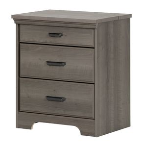 South Shore Versa Nightstand With Charging Station