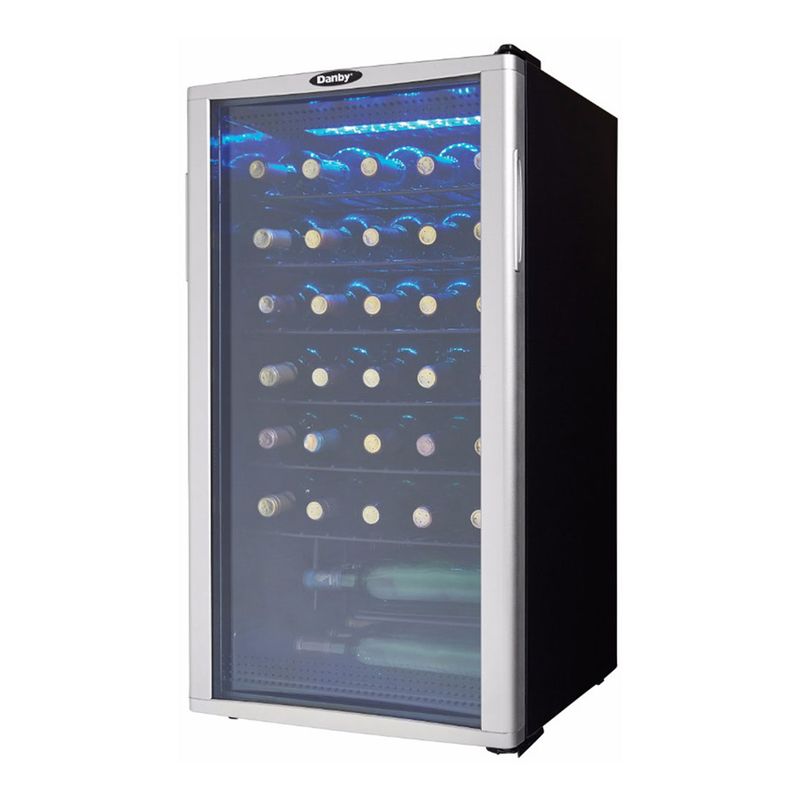 Danby 35Bottle Wine Cooler BlackPlatinum