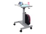 Luxor Crank Adjustable SitStand 28W Student Desk White