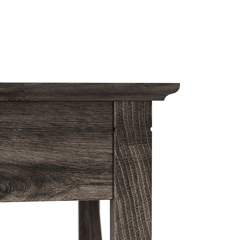 Bush Business Furniture Key West 60W LShaped Corner Desk With 2Drawer Lateral File Cabinet Dark Gray Hickory Standard Delivery