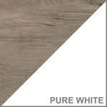 Bush Furniture Key West 54W Computer Desk With Storage And 2Drawer Lateral File Cabinet Shiplap GrayPure White Standard Delivery