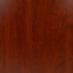 Flash Furniture Oval Conference Table Set with 4 Ribbed Executive Chairs Cherry