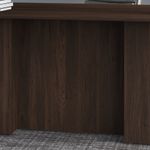 Bush Business Furniture Office 500 72W Executive Computer Desk With Lateral File Cabinets And Hutch Black Walnut Standard Delivery