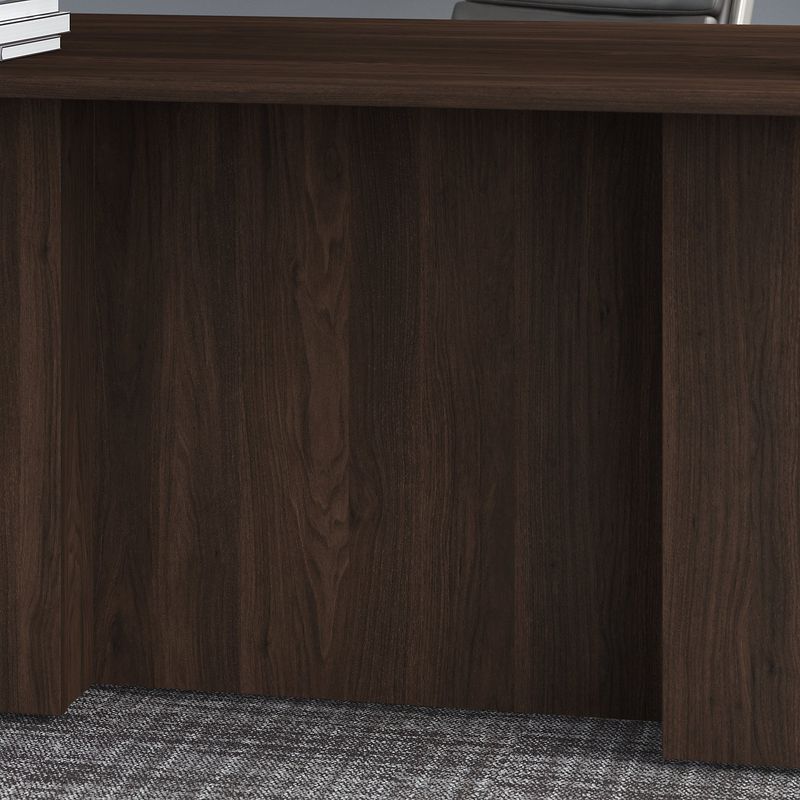 Bush Business Furniture Office 500 72W Executive Computer Desk With Lateral File Cabinets And Hutch Black Walnut Standard Delivery