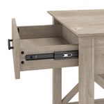 Bush Furniture Key West Console Table With Drawers And Shelves Washed Gray Standard Delivery