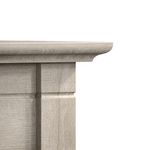 Bush Furniture Key West Console Table With Drawers And Shelves Washed Gray Standard Delivery
