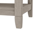 Bush Furniture Key West Console Table With Drawers And Shelves Washed Gray Standard Delivery