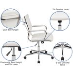 Flash Furniture Work From Home Desk And Chair Set White  BLNNN219CH595MW
