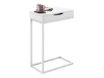 Monarch Specialties Mona Accent Table 2412H x 16W x 1014D White