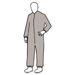 MALT ProMax Coverall  Recommended for Chemical Painting Food Processing Pesticide Spraying Asbestos Abatement  M1017XL