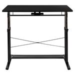 Flash Furniture 40W HeightAdjustable SitToStand Home Office Desk Black