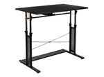 Flash Furniture 40W HeightAdjustable SitToStand Home Office Desk Black