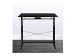 Flash Furniture 40W HeightAdjustable SitToStand Home Office Desk Black
