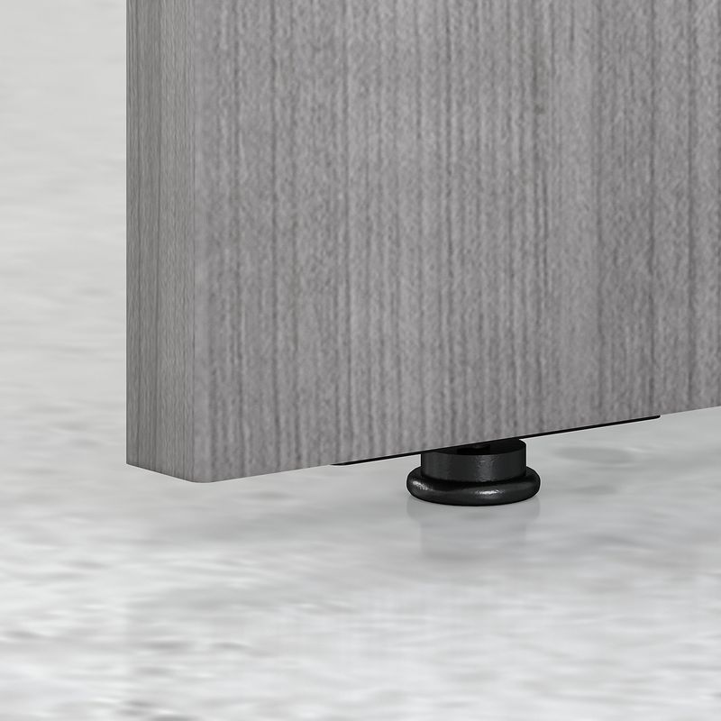 Bush Business Furniture Studio C 72W BowFront Computer Desk Platinum Gray Standard Delivery