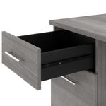 Bush Business Furniture Somerset 72W Office Computer Desk With Hutch And 5Shelf Bookcase Platinum Gray Standard Delivery