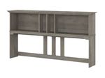 Bush Furniture Salinas 60W LShaped Desk With Hutch Driftwood Gray Standard Delivery