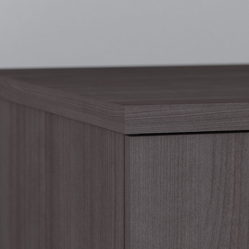 Bush Business Furniture Somerset 60W Office Computer Desk With Lateral File Cabinet And 5Shelf Bookcase Storm Gray Standard Delivery
