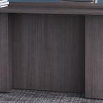 Bush Business Furniture Office 500 72W Executive Computer Desk With Lateral File Cabinets And Hutch Storm Gray Standard Delivery