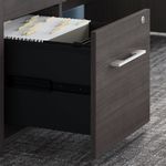 Bush Business Furniture Office 500 72W UShaped Executive Corner Desk With Drawers Storm Gray Standard Delivery